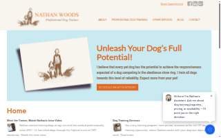 Nathan Woods, Dog Trainer