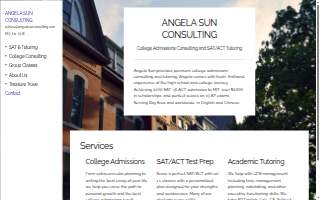 Angela Sun Consulting and SAT prep
