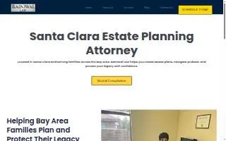Bainiwal Law website
