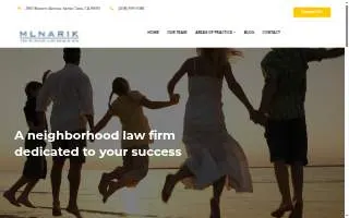 The Mlnarik Law Group, Inc. website