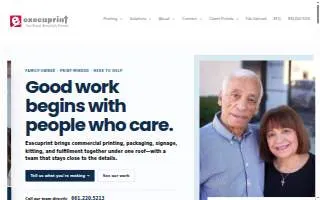 Execuprint website