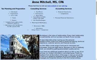 Anne Mitchell, MS, CPA
