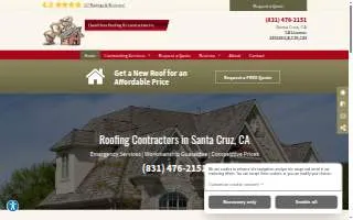 David Horn Roofing & Construction Inc website