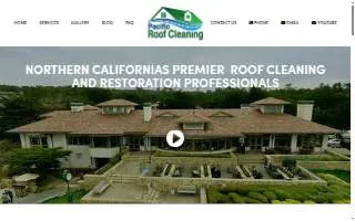 Pacific Roof Cleaning website