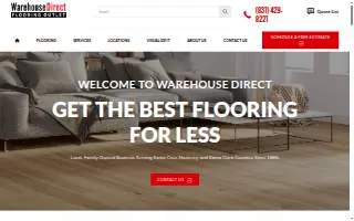Warehouse Direct Flooring Outlet website