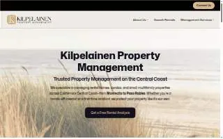 Kilpelainen Property Management Santa Maria website