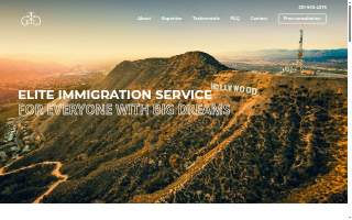 Elite Immigration Law website