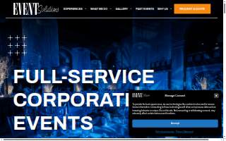 Event Solutions website