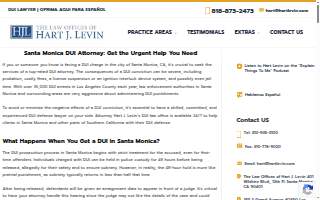 Hart J. Levin - Santa Monica DUI Lawyers