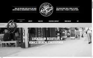 Ocean Front Tattoo website