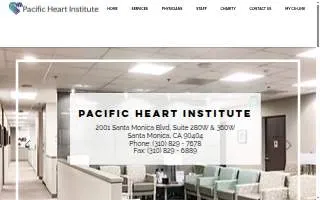 Pacific Heart Institute - Santa Monica website