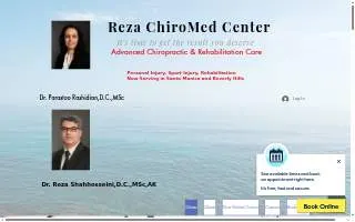 Reza ChiroMed Center website