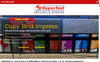 Superfast Copying and Binding Systems