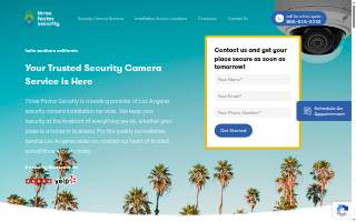Three Factor Security - Security Camera & Alarm Installation Live Monitoring of Santa Monica