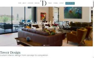 Tower Design Interiors + Art – Top Luxury Interior Designers in Los Angeles of Santa Monica website