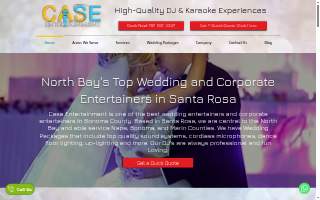 Case Entertainment website