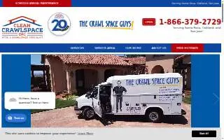 Clean CrawlSpace Inc. website