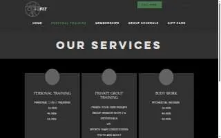 Corefit - Santa Rosa website