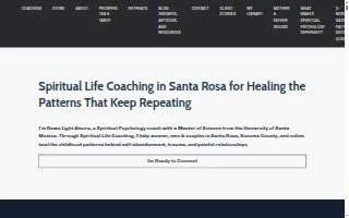 Dawn Light Amora: Spiritual Psychology Coach website