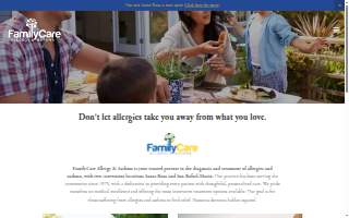 FamilyCare Allergy & Asthma website