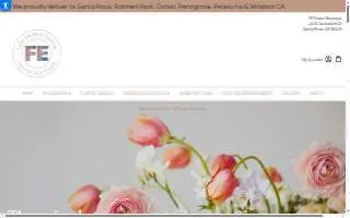 FE Flower Boutique - Flower Delivery Santa Rosa CA website