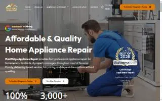 Gold Ridge Appliance Repair website