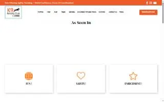 K9 Activity Club of Santa Rosa website