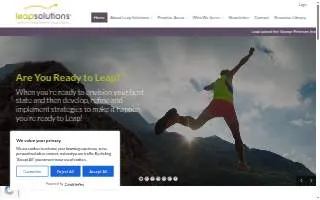 Leap Solutions website