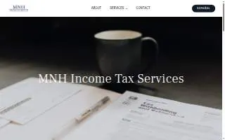 MNH Income Tax Services website