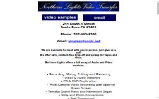 Northern Lights Video Transfer