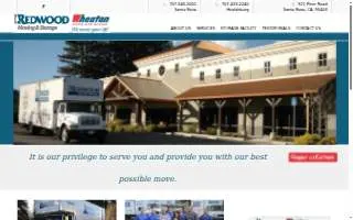 Redwood Moving & Storage, Inc. of Santa Rosa website