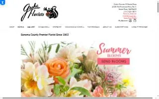 Santa Rosa Flower Shop website