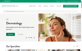 Perlman Clinic Santee website