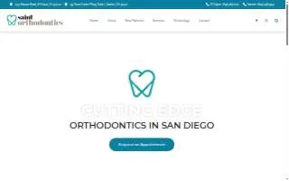 Saint Orthodontics Santee website