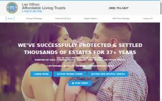 Affordable Living Trusts website