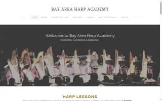 Bay Area Harp Academy website