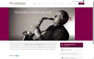 Landmark Hearing Services Inc. website