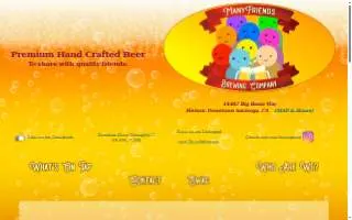 ManyFriends Brewing Company website