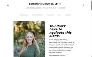 Samantha Greenlee, LMFT website