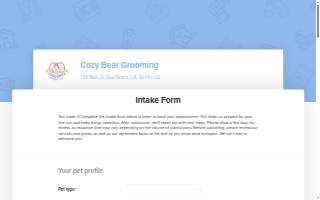 Cozy Bear Grooming