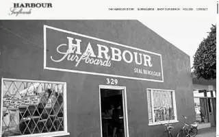 Harbour Surfboards website