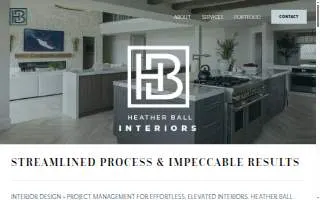 Heather Ball Interiors, LLC website