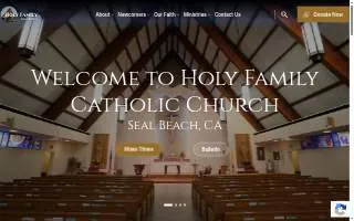 Holy Family Church (Seal Beach) website