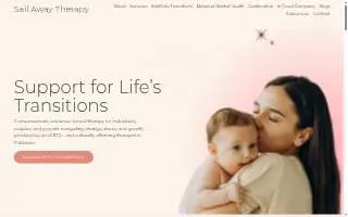 Sail Away Therapy website