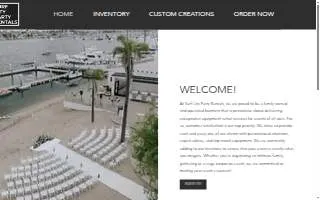 Surf City Party Rentals website