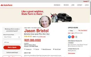 Jason Bristol - State Farm Insurance Agent website