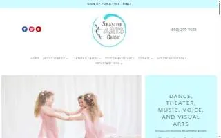 Seaside Arts Center website