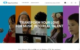 Happy Sound Music website