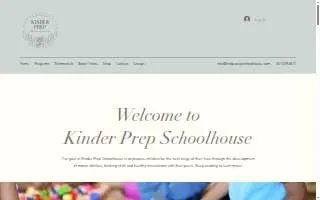 Kinder Prep Schoolhouse website