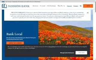 Mission Bank - Shfter website